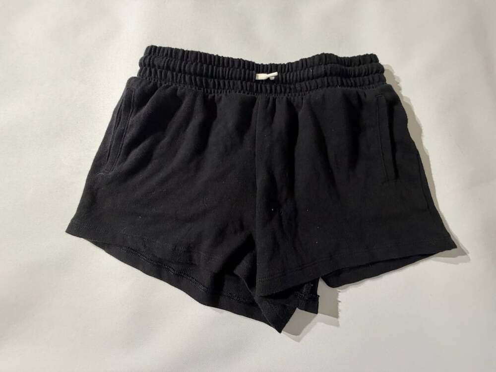 Weekend Academy Black Elastic Waist Athletic Shorts Girls Large